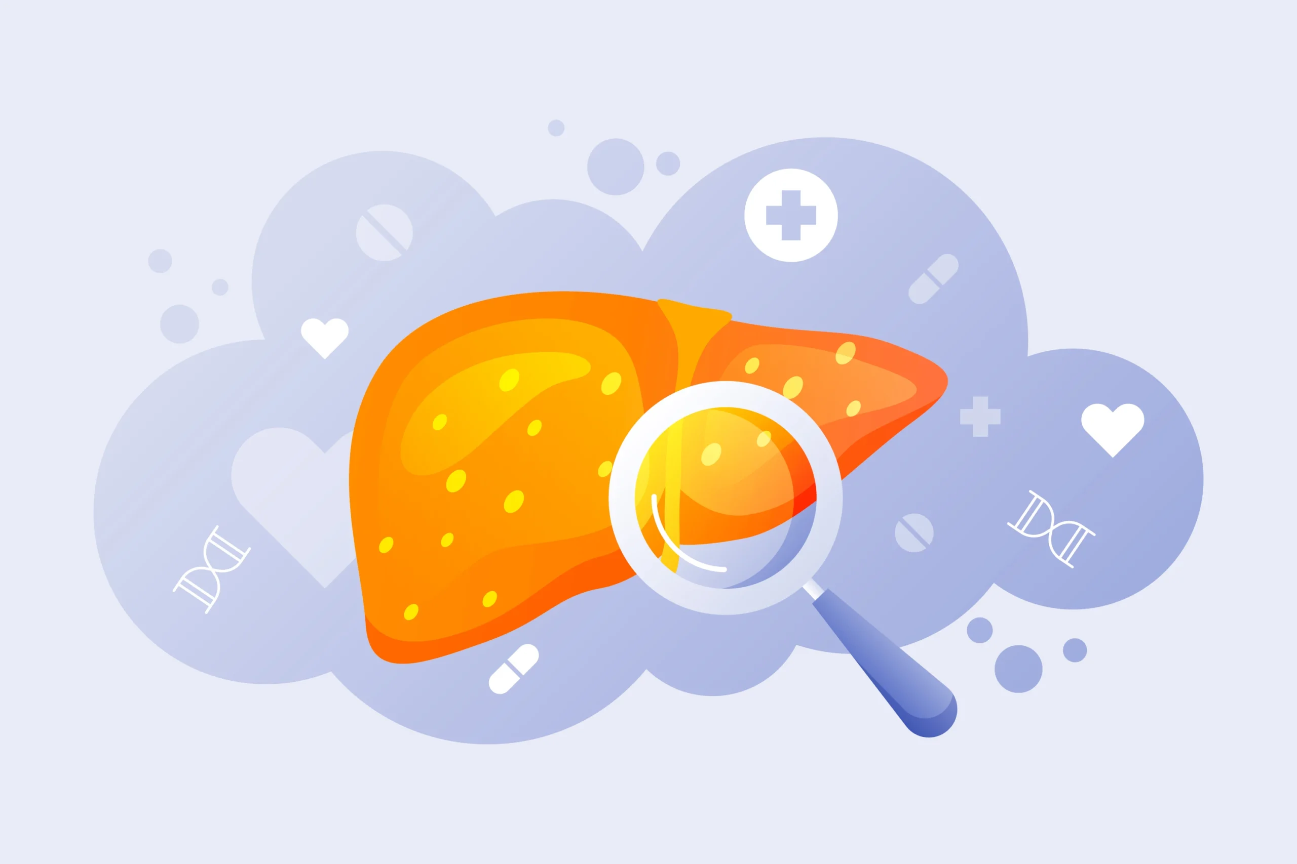 أعراض الكبد الدهني